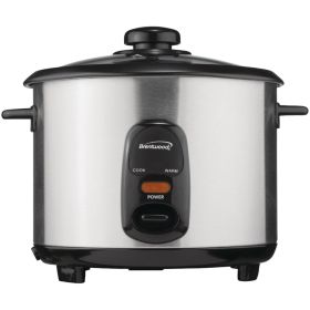 BRENTWOOD TS-10 5-Cup Stainless Steel Rice Cooker