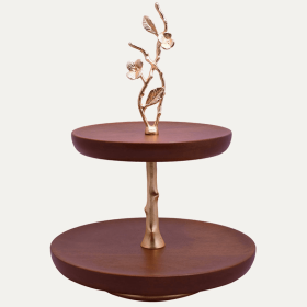 staTier Wood Cake Stand