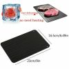 Defrosting Tray for Frozen Meat Rapid and Safer Way of Thawing Food Large Size Defroster Plate