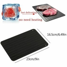 Defrosting Tray for Frozen Meat Rapid and Safer Way of Thawing Food Large Size Defroster Plate