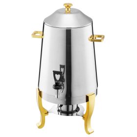 Stainless Steel Hot Tea & Cold Drink Dispenser 3.4 Gal Beverage Dispenser