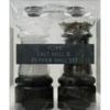 Olde Thompson York Salt Mill and Pepper Mill Set, Pre-Filled, Black and Clear