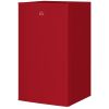 HOMCOM 3.2 Cu.Ft Mini Fridge with Freezer, Single Door Compact Refrigerator with Adjustable Thermostat, Reversible Door, Red