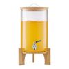 Drink Dispenser 2.2 Gal Beverage Dispenser for Parties Glass with Stand