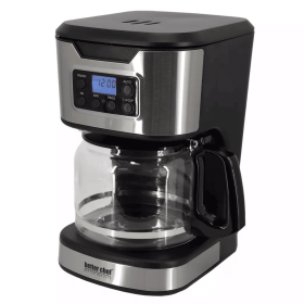 Better Chef 12-Cup Programmable Coffee Maker with Stainless Steel Accents