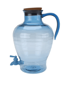 Mainstays by Becky G. & Alejandra 2-Gallon Acrylic Beverage Dispenser, Blue