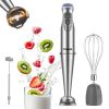 TENKER 1100W Immersion Hand Blender, Stainless Steel Stick Blender with 12-Speed & Turbo Mode