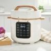 The Pioneer Woman Linen Speckle 6-Quart Pressure Cooker with Touch Control Display