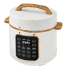 The Pioneer Woman Linen Speckle 6-Quart Pressure Cooker with Touch Control Display