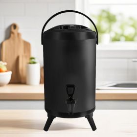 SOGA 4X 10L Stainless Steel Insulated Milk Tea Barrel Hot and Cold Beverage Dispenser