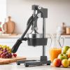 SOGA 2X Commercial Manual Juicer Hand Press Juice Extractor Squeezer Orange Citrus Matte Black
