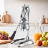 SOGA 2x Stainless Steel Manual Juicer Hand Press Juice Extractor Squeezer Orange Citrus