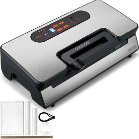 VEVOR Vacuum Sealer Machine, 90Kpa 130W  Dry and Moist Food Storage