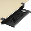 VEVOR Keyboard Tray Under Desk, Pull out Keyboard/Mouse Tray Under Desk with Sturdy No-drill C Clamp Mount