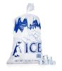 Pack of 1000 Ice Bags with Twist Ties 12 x 21. Printed Bags Ice Bags with Write on Block 12x21. Capacity 10 lbs
