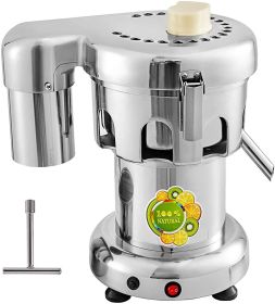 VEVOR Commercial Juice Extractor Heavy Duty Juicer Aluminum Casting and Stainless Steel Constructed Centrifugal Juice Extractor Juicing both Fruit and