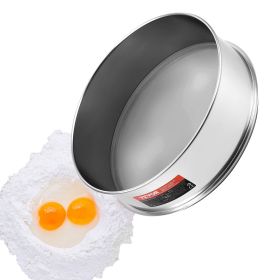 VEVOR Flour Sieve Fine Mesh Stainless Steel 80 Mesh Flour Sifter for Baking Cake