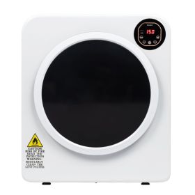 Electric Compact Laundry Clothes Dryer, 13.2Ibs 6kg Tumble Dryer with Stainless Steel Tub, Easy Control Panel with LED display for Variety Drying Mode