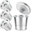 Reusable Coffee Pods for Keurig 1.0: Stainless Steel Refillable K Cup - Reusable Coffee Filter for Keurig 1.0 Coffee Maker