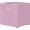 HOMCOM 1.1 Cu.Ft Countertop Mini Freezer, Compact Upright Freezer with Removable Shelves, Pink