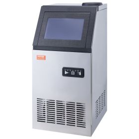 Commercial Ice Maker Freestanding Cabinet Machine 80lbs/24H 36 Ice Cubes