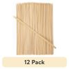 (12 pack) 100% Natural Environmental-Friendly Bamboo Skewers (100 PCS).