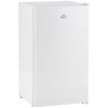 HOMCOM 3.2 Cu.Ft Mini Fridge with Freezer, Compact Refrigerator with Adjustable Shelf, Mechanical Thermostat, Reversible Door, White