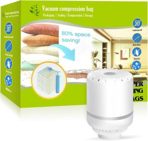 14 Pack Vacuum Sealer Bags for Clothes, Space Saver Vacuum Storage Bags (2 Jumbo/4 Large/4 Medium/4 Small)