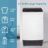 [Same Code: 77659644]Full-Automatic Washing Machine Top Load Portable Compact Laundry Washer Spin with Drain Pump