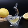 2pcs Acrylic crystal lemon squeezer; kitchen tools; manual citrus squeezer