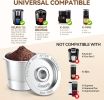 Reusable Coffee Pods for Keurig 1.0: Stainless Steel Refillable K Cup - Reusable Coffee Filter for Keurig 1.0 Coffee Maker