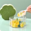 Creative Bear Ice Tray Ice Ball Ice Cream Baseball Mold; Plastic Ice Storage Ice Making Box 6.29*4.33in