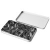 Mini Stainless Steel Mousse Ring Cookie Cutter Set Pentagram Cookie Mold 30 Pieces Baking Round Cookie Mold