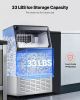 Commercial Ice Maker Freestanding Cabinet Machine 150lbs/24H 55 Ice Cubes
