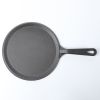 HAWOK Cast Iron Round Griddle, Pre-seasoned Comal Pan, 9.5" Crepe Maker Pan