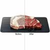 Defrosting Tray for Frozen Meat Rapid and Safer Way of Thawing Food Large Size Defroster Plate