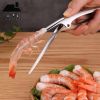 Shrimp Peeler  Portable Stainless Steel Shrimp Deveiner Lobster Practical Fishing Knife Tools