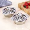 1pc Stainless Steel Lemon Squeezer; Juicer For Oranges Lemons Fruit; Portable Orange Juicer