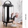 SOGA 2X 10L Portable Insulated Cold/Heat Coffee Tea Beer Barrel Brew Pot With Dispenser