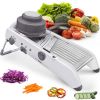 Kitchen Supplies Adjustable Mandoline Slicer Stainless Steel Vegetable Julienner Potato Slicer Cutter Magic Chopper