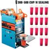 VEVOR Manual Tea Cup Sealer Machine, 300-500 Cup/h Manual Boba Tea Sealer Machine, Blue Boba Tea Sealing Machine