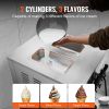 VEVOR 1850W Commercial Soft Ice Cream Machine 3 Flavors 5.3 to 7.4Gallon per Hour PreCooling at Night Auto Clean LCDPanel for Restaurants Snack Bar
