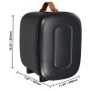 Mini Fridge, 4 Liter 6 Can Small Refrigerator For Beverage Skincare & Cosmetic, AC DC Cooler & Warmer