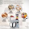 VEVOR 5 IN 1 Stand Mixer; 660W Tilt-Head Multifunctional Electric Mixer with 6 Speeds LCD Screen Timing; 7.4 Qt Stainless Bowl; Dough Hook