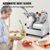 VEVOR Automatic Meat Slicer, 540W Deli Slicer, 2 PCS 10" Stainless Steel Removable Blade, 0-15mm Adjustable Thickness, Child Lock Protection