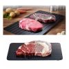 Defrosting Tray for Frozen Meat Rapid and Safer Way of Thawing Food Large Size Defroster Plate Thaw by Miracle Natural Heating A Pack
