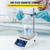 VEVOR SH-2 Magnetic Stirrer, 0-2000 RPM, 1000ml Mixing Capacity Laboratory Magnetic Stirrer Hotplate w/ Stand