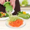 1pc; Vegetable Spiralizer; Household Vegetable Grater; Reusable Fruit Grater; Kitchen Potato Slicer; Vegetable Spiral Cutter; Kitchen Gadgets