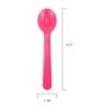 Your Zone Plastic Utensil Set Pink 6 Count Pack