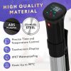 Sous Vide Cooker 1100W. Professional Thermal Immersion Circulator Cooker with Adjustable Clamp. Sous Vide Machines with Digital Timer. Ultra Quiet Sou
